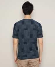 MKKGL26069 MK MICHEL KLEIN HOMME(MKミッシェルクランオム) カットソー／TCブロックパイル ネイビー