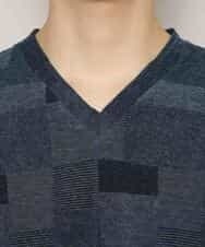 MKKGL26069 MK MICHEL KLEIN HOMME(MKミッシェルクランオム) カットソー／TCブロックパイル ネイビー