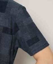 MKKGL26069 MK MICHEL KLEIN HOMME(MKミッシェルクランオム) カットソー／TCブロックパイル ネイビー