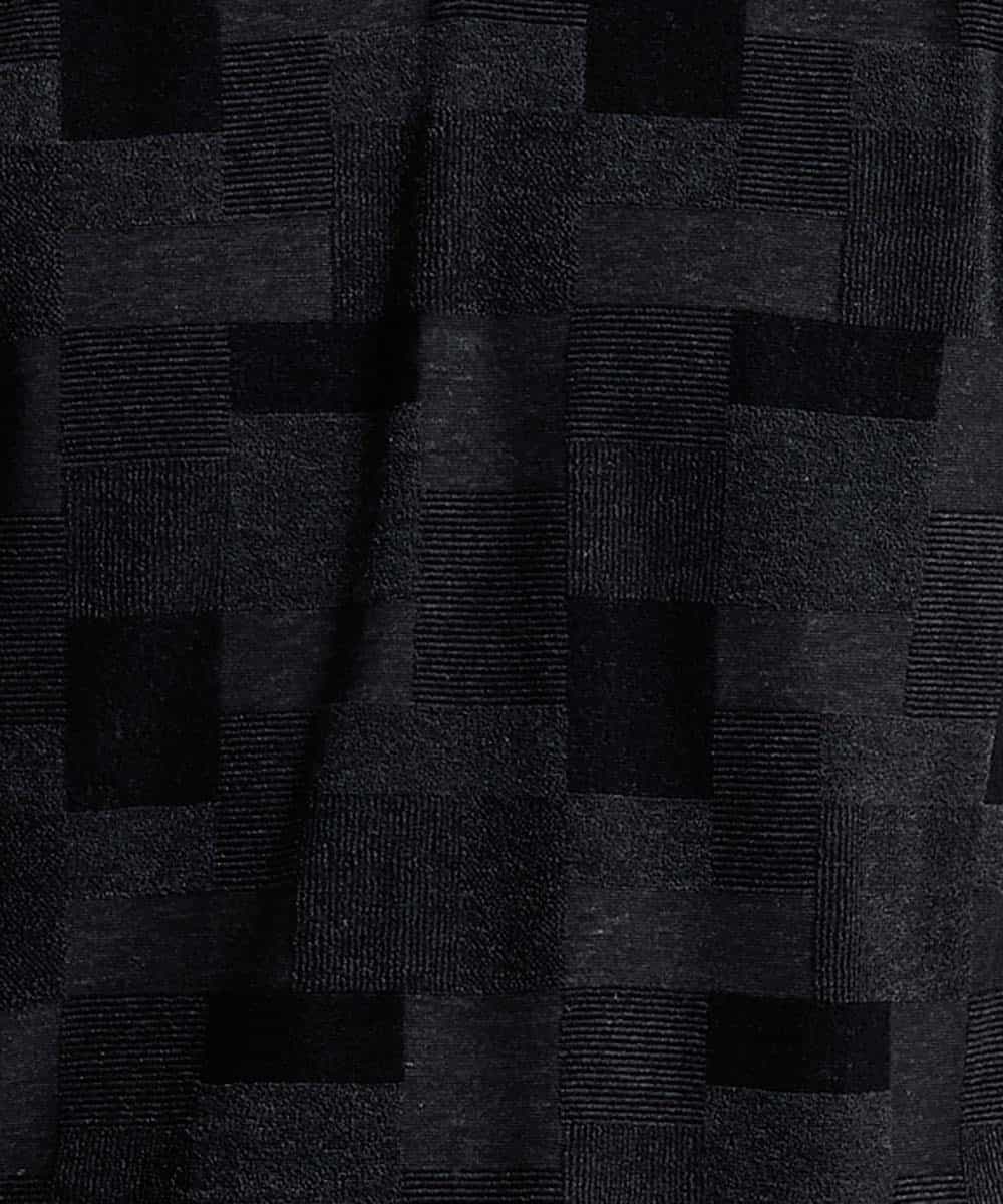 MKKGL26069 MK MICHEL KLEIN HOMME(MKミッシェルクランオム) カットソー／TCブロックパイル ダークグレー
