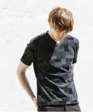 MKKGL26069 MK MICHEL KLEIN HOMME(MKミッシェルクランオム) カットソー／TCブロックパイル ダークグレー
