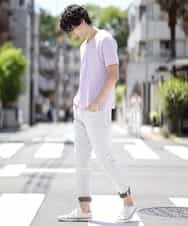 MKKGL27059 MK MICHEL KLEIN HOMME(MKミッシェルクランオム) カットソー／ボタニカルリンクス ラベンダー