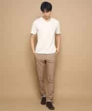 MKKGL27059 MK MICHEL KLEIN HOMME(MKミッシェルクランオム) カットソー／ボタニカルリンクス ホワイト