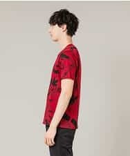 MKKGL43045 MK MICHEL KLEIN HOMME(MKミッシェルクランオム) カットソー／ラフィネソウガラ レッド