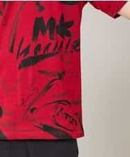 MKKGL43045 MK MICHEL KLEIN HOMME(MKミッシェルクランオム) カットソー／ラフィネソウガラ レッド
