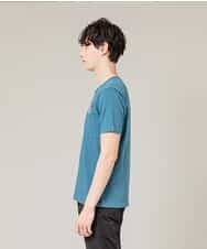 MKKGL45045 MK MICHEL KLEIN HOMME(MKミッシェルクランオム) カットソー／ラフィネポケットTシャツ ブルー