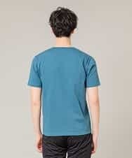 MKKGL45045 MK MICHEL KLEIN HOMME(MKミッシェルクランオム) カットソー／ラフィネポケットTシャツ ブルー