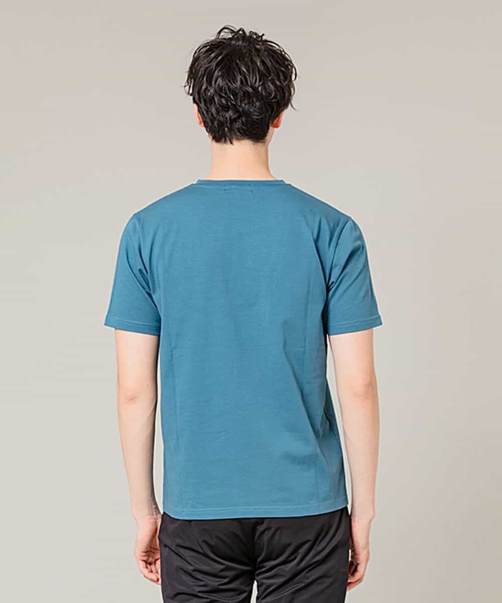 MKKGL45045 MK MICHEL KLEIN HOMME(MKミッシェルクランオム) カットソー／ラフィネポケットTシャツ ブルー