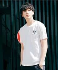 MKKGL45045 MK MICHEL KLEIN HOMME(MKミッシェルクランオム) カットソー／ラフィネポケットTシャツ ホワイト