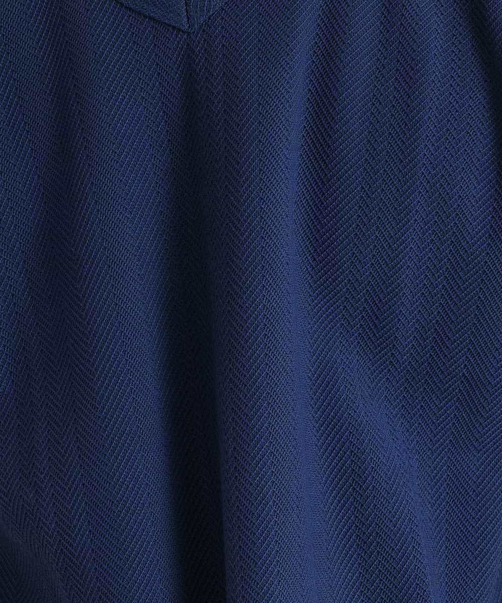 MKKGM50045 MK MICHEL KLEIN HOMME(MKミッシェルクランオム) 【抗菌防臭加工】デオドラントへリンボンカットソー ブルー(55)