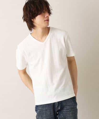 MKKGM50045 MK MICHEL KLEIN HOMME 【抗菌防臭加工】デオドラントへリンボンカットソー