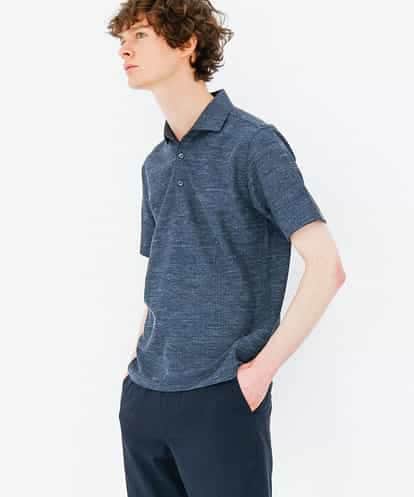 MKKGM53089 MK MICHEL KLEIN HOMME 【涼しい/洗える】大きいサイズあり　リネンミックスストレッチポロシャツ