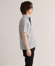 MKKGM53089 MK MICHEL KLEIN HOMME(MKミッシェルクランオム) 【涼しい/洗える】大きいサイズあり　リネンミックスストレッチポロシャツ グレー