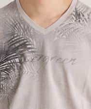 MKKGO02059 MK MICHEL KLEIN HOMME(MKミッシェルクランオム) オーガニックボタニカルプリントカットソー ベージュ