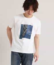 MKKGO03059 MK MICHEL KLEIN HOMME(MKミッシェルクランオム) オーガニックコットンカットソー ホワイト(90)
