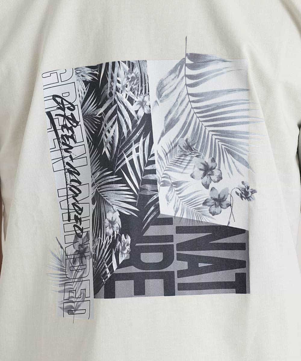 MKKGO03059 MK MICHEL KLEIN HOMME(MKミッシェルクランオム) オーガニックコットンカットソー ライトグレー(91)