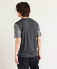 MKKGO09069 MK MICHEL KLEIN HOMME(MKミッシェルクランオム) 【涼しい/軽量/快適ストレッチ】エアメッシュカットソー ダークグレー