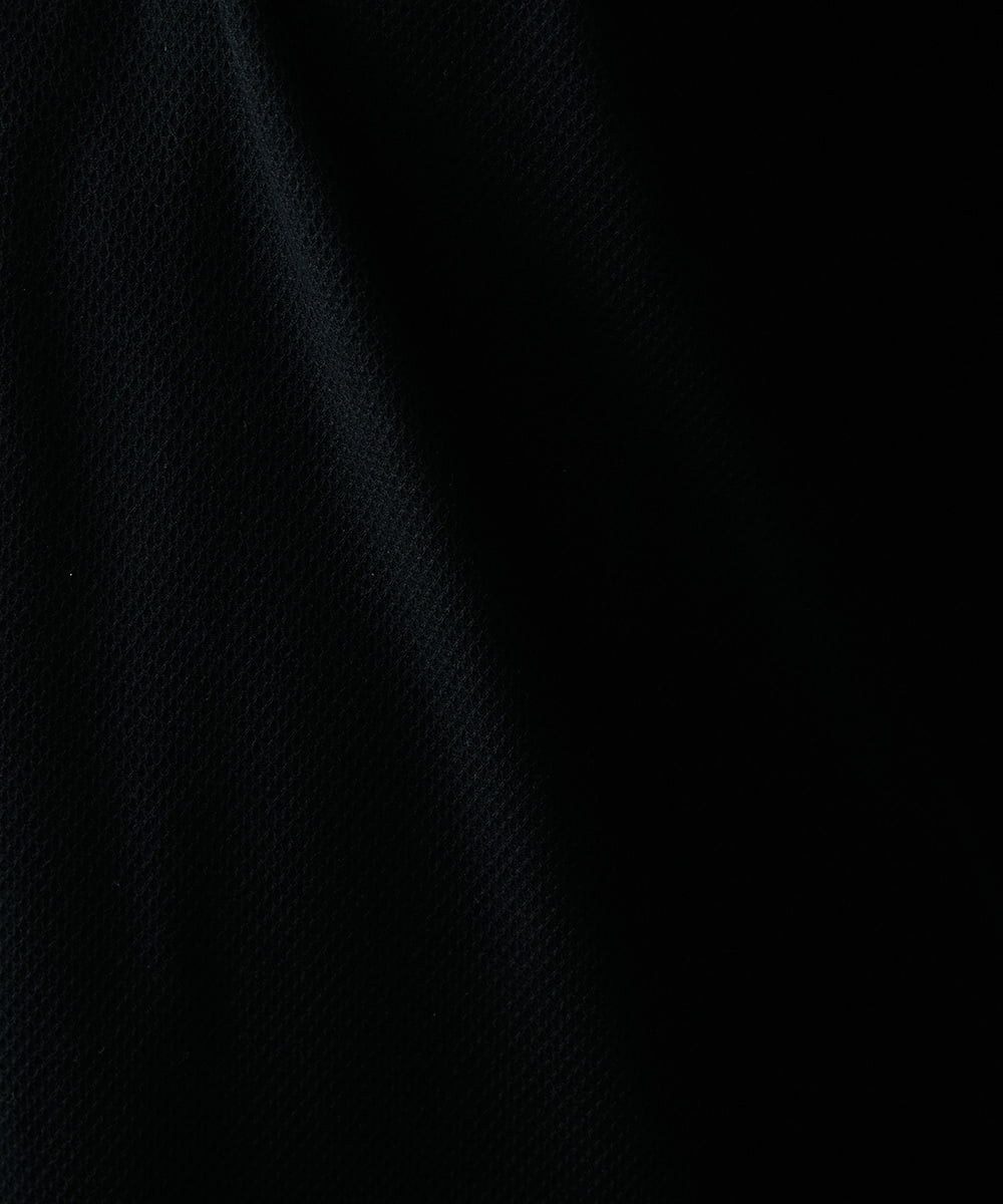 MKKGP62070 MK MICHEL KLEIN HOMME(MKミッシェルクランオム) ジャージ ポロシャツ ブラック