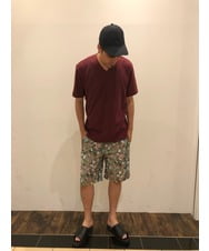 MKKGR46045 MK MICHEL KLEIN HOMME(MKミッシェルクランオム) スマートＶネックＴシャツ パープル