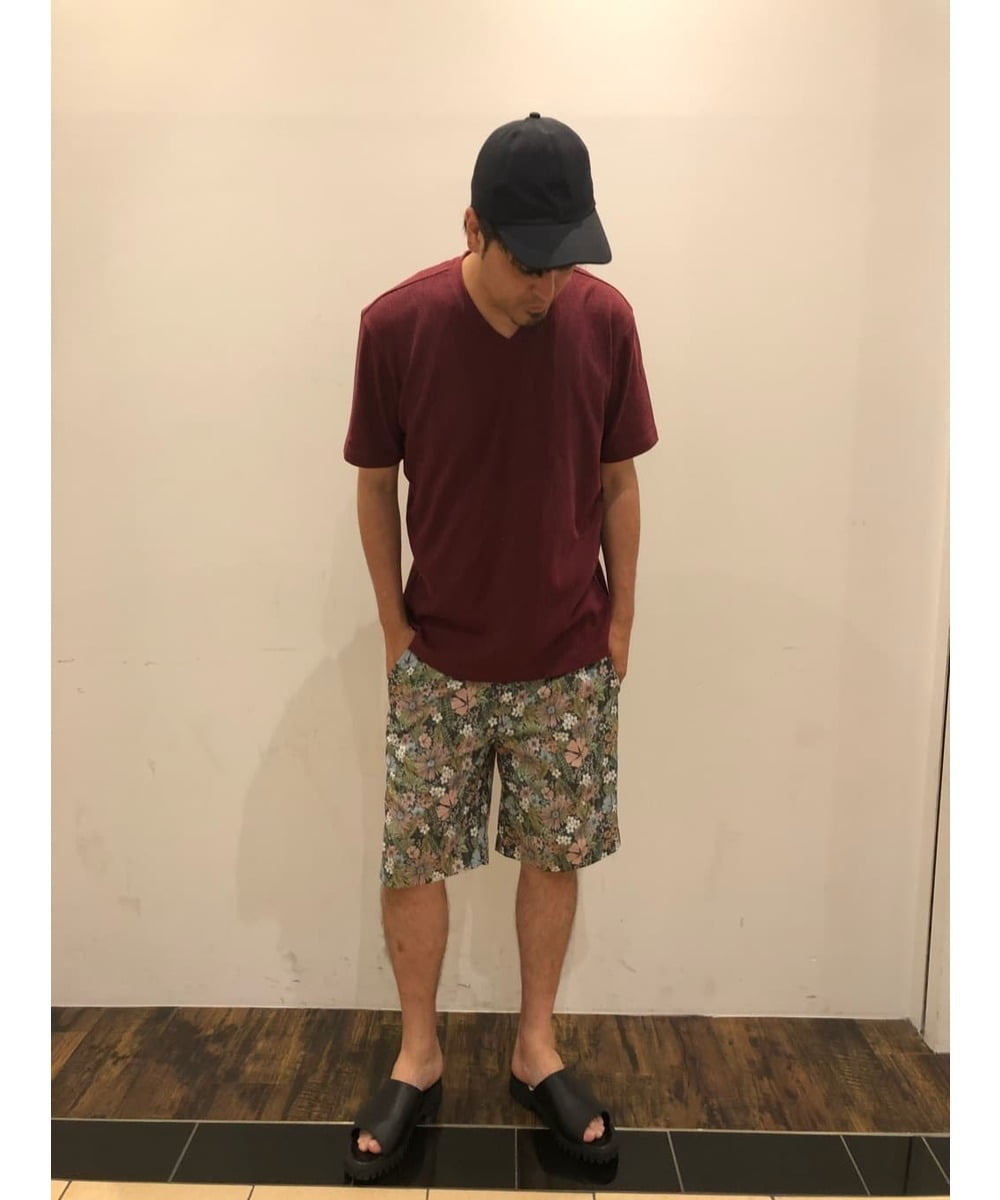 MKKGR46045 MK MICHEL KLEIN HOMME(MKミッシェルクランオム) スマートＶネックＴシャツ パープル
