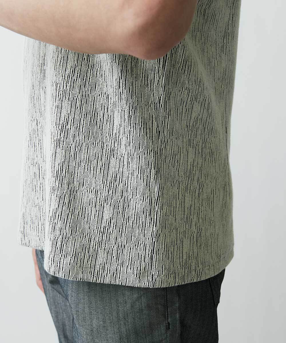 MKKGR46045 MK MICHEL KLEIN HOMME(MKミッシェルクランオム) スマートＶネックＴシャツ ライトグレー