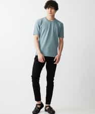 MKKGR60059 MK MICHEL KLEIN HOMME(MKミッシェルクランオム) クルーネックＴシャツ グリーン