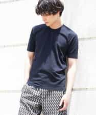 MKKGR60059 MK MICHEL KLEIN HOMME(MKミッシェルクランオム) クルーネックＴシャツ ネイビー