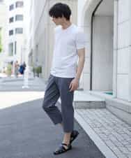 MKKGR60059 MK MICHEL KLEIN HOMME(MKミッシェルクランオム) クルーネックＴシャツ ホワイト