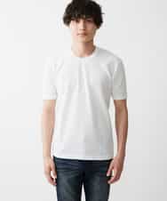 MKKGR60059 MK MICHEL KLEIN HOMME(MKミッシェルクランオム) クルーネックＴシャツ ホワイト