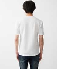 MKKGR60059 MK MICHEL KLEIN HOMME(MKミッシェルクランオム) クルーネックＴシャツ ホワイト