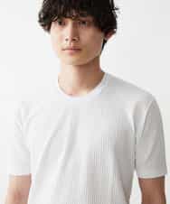MKKGR60059 MK MICHEL KLEIN HOMME(MKミッシェルクランオム) クルーネックＴシャツ ホワイト