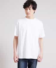 MKKGR71045 MK MICHEL KLEIN HOMME(MKミッシェルクランオム) ポリブロックTシャツ ホワイト