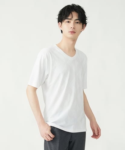 MKKGS51059 MK MICHEL KLEIN HOMME ジャガードカットソー