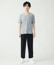 MKKGS51059 MK MICHEL KLEIN HOMME(MKミッシェルクランオム) ジャガードカットソー グレー(92)