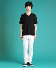 MKKGS51059 MK MICHEL KLEIN HOMME(MKミッシェルクランオム) ジャガードカットソー ブラック(94)