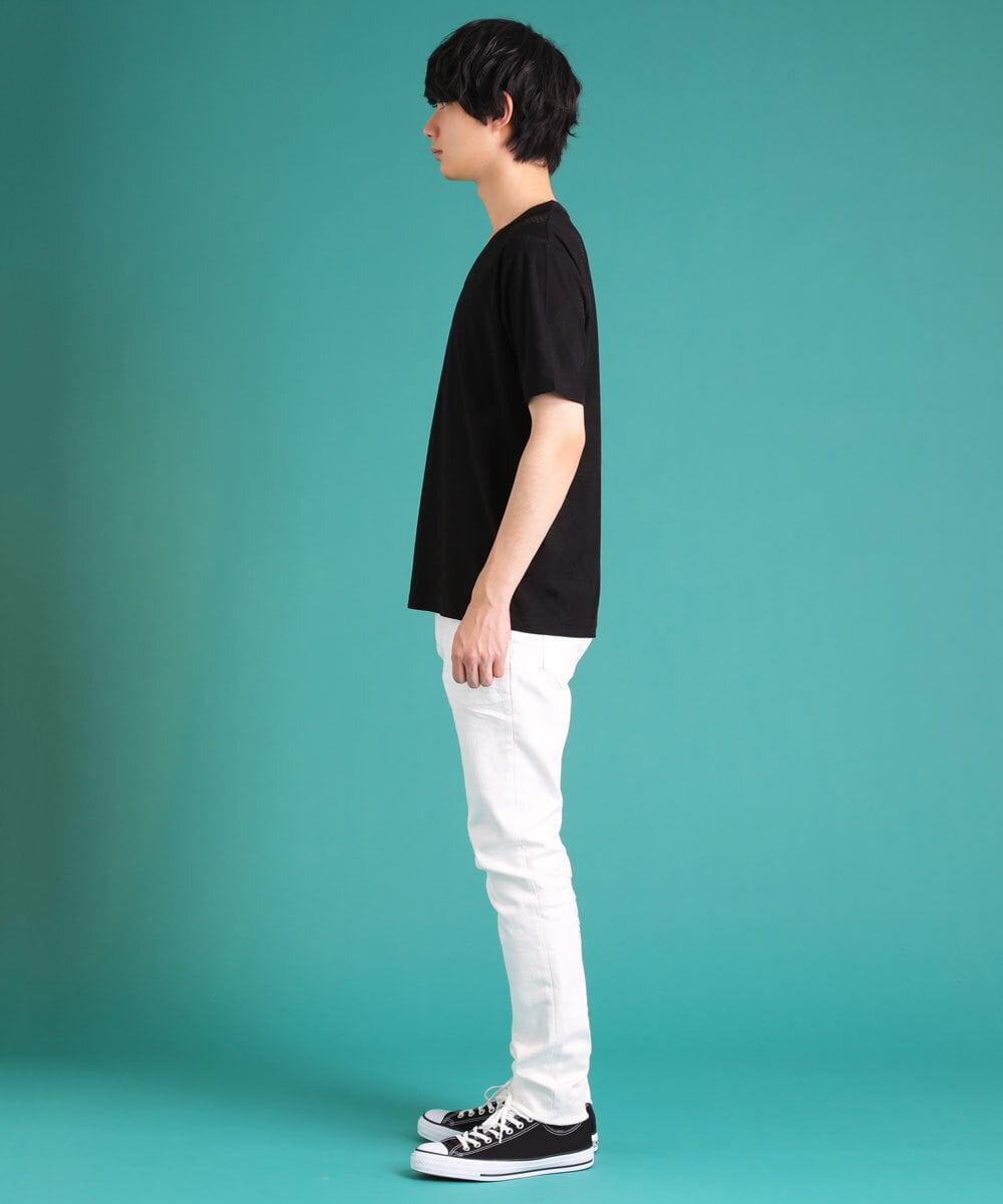 MKKGS51059 MK MICHEL KLEIN HOMME(MKミッシェルクランオム) ジャガードカットソー ブラック(94)