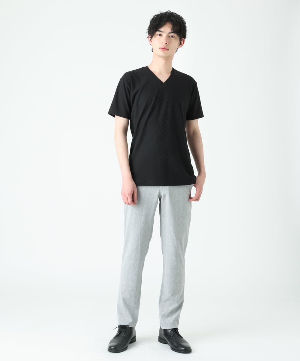 MKKGS52059 MK MICHEL KLEIN HOMME(MKミッシェルクランオム) リンクスカットソー ブラック(94)