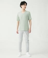 MKKGS56059 MK MICHEL KLEIN HOMME(MKミッシェルクランオム) テレコカットソー グリーン(30)