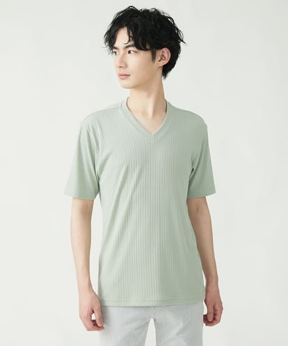 MKKGS56059 MK MICHEL KLEIN HOMME テレコカットソー