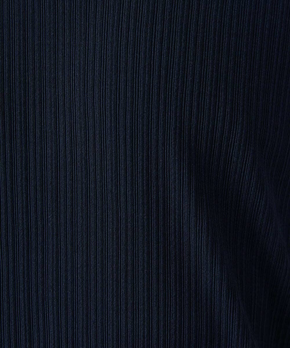 MKKGS56059 MK MICHEL KLEIN HOMME(MKミッシェルクランオム) ブランドベーシック / テレコVネックカットソー ネイビー(57)