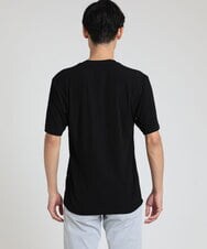 MKKGS56059 MK MICHEL KLEIN HOMME(MKミッシェルクランオム) ブランドベーシック / テレコVネックカットソー ブラック