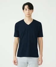 MKKGS57069 MK MICHEL KLEIN HOMME(MKミッシェルクランオム) カットソー / サッカーストライプジャージ ネイビー(58)