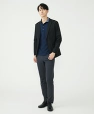 MKKGS67090 MK MICHEL KLEIN HOMME(MKミッシェルクランオム) ポロシャツ / メランジカノコジャージ ネイビー(57)