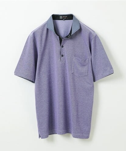MKKGS67090 MK MICHEL KLEIN HOMME カノコジャージポロシャツ