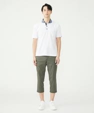 MKKGS67090 MK MICHEL KLEIN HOMME(MKミッシェルクランオム) ポロシャツ / メランジカノコジャージ ホワイト(90)