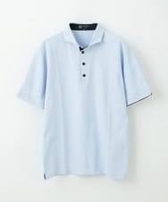 MKKGS69110 MK MICHEL KLEIN HOMME(MKミッシェルクランオム) ポロシャツ / COOLMAXハニカム ライトブルー(50)