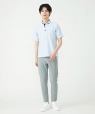 MKKGS69110 MK MICHEL KLEIN HOMME(MKミッシェルクランオム) ポロシャツ / COOLMAXハニカム ライトブルー(50)