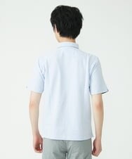 MKKGS69110 MK MICHEL KLEIN HOMME(MKミッシェルクランオム) ポロシャツ / COOLMAXハニカム ライトブルー(50)