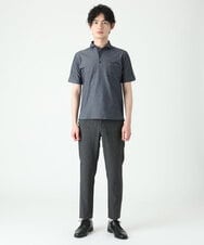 MKKGS69110 MK MICHEL KLEIN HOMME(MKミッシェルクランオム) ポロシャツ / COOLMAXハニカム ネイビー(57)