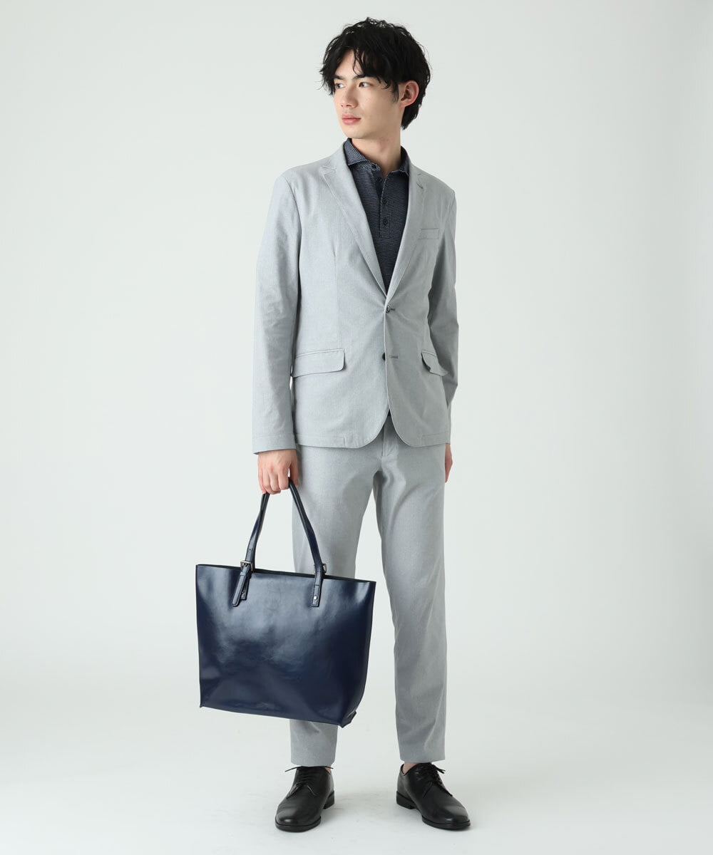 MKKGS69110 MK MICHEL KLEIN HOMME(MKミッシェルクランオム) ポロシャツ / COOLMAXハニカム ネイビー(57)
